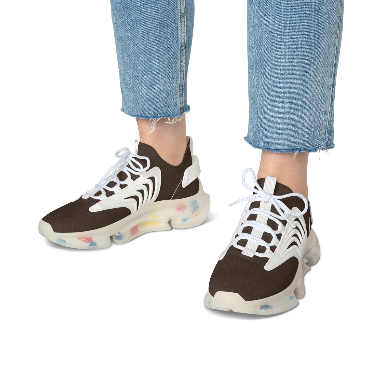 Dark Chocolate Mesh Sneakers
