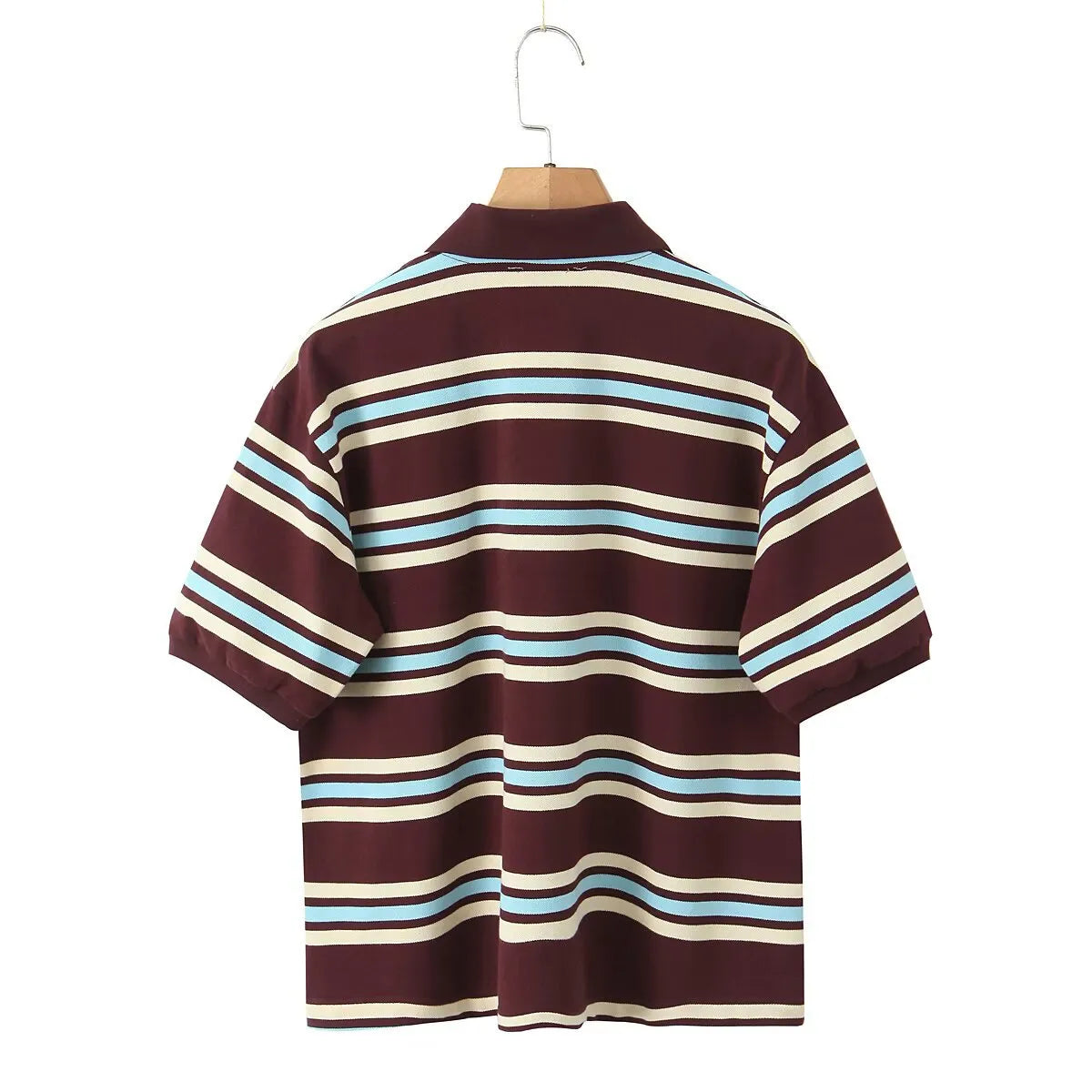 The Riviera Stripe Polo | Women's Striped Short Sleeve Polo Shirt