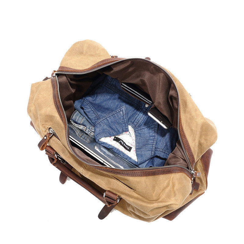 The Elevate Leather Duffel