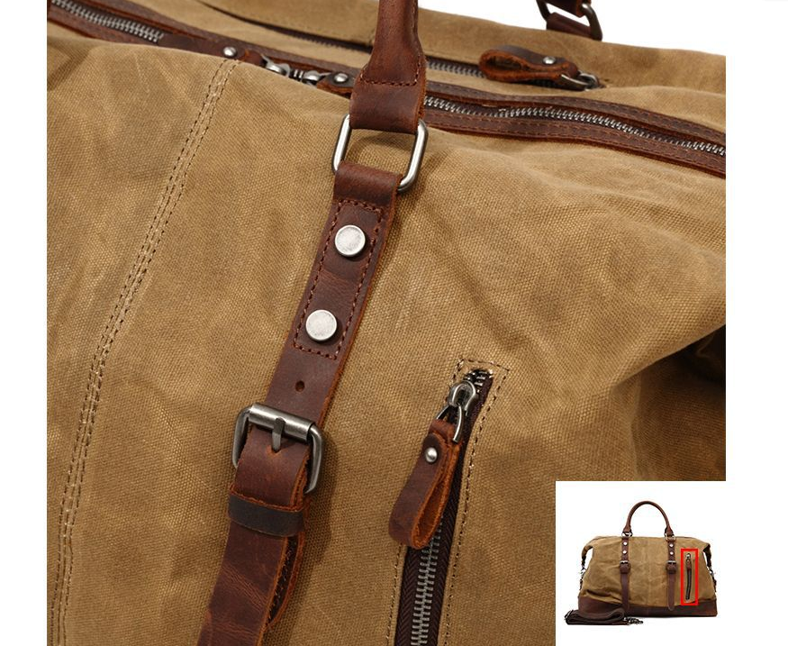 The Elevate Leather Duffel