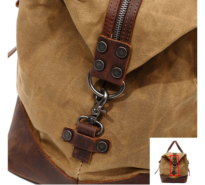 The Elevate Leather Duffel