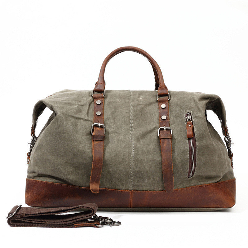 The Elevate Leather Duffel