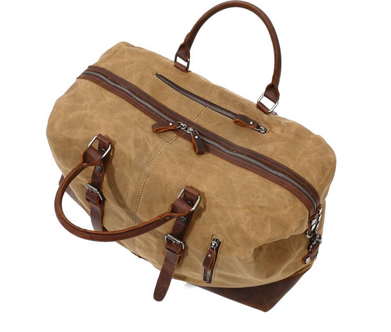 The Elevate Leather Duffel